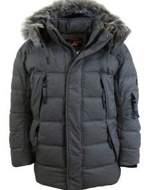 Men’s Heavyweight Parka Jacket With Detachable Hood