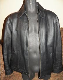 Men’s John Ashford Black Leather Jacket