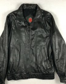 Men’s William Barry Black Leather Jacket