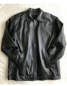Men’s Winco Usa Black Leather Jacket