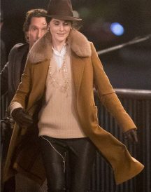 Michelle Dockery Gentlemen Fur Coat