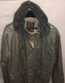 Ministry of Fashion Retro Bomber Button Up Hoodie