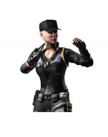 Mortal Kombat X Soldier Sonya Blade Leather Vest