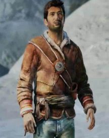 Nathan Drake Uncharted Brown Jacket