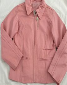 New Kids Soft Pink Leather Jacket