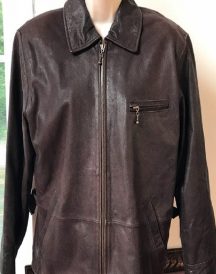 Newport News Easy Style Leather Jacket