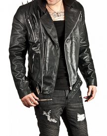 Nicolas Cage Ghost Rider Motorcycle Leather Jacket