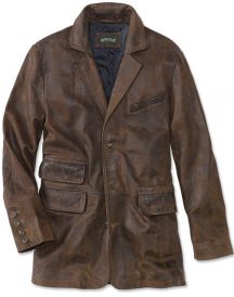 Orvis Bandera Goatskin Leather Blazer