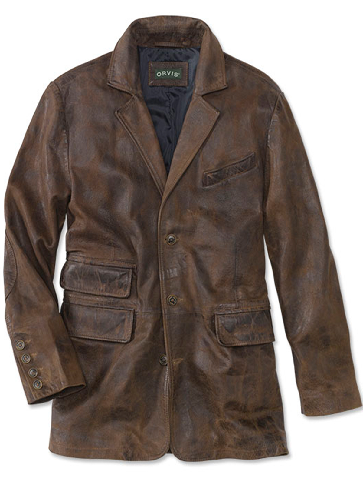 Orvis Bandera Goatskin Leather Blazer