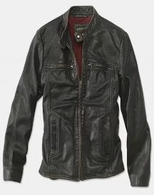 Orvis Foxdale Racer Leather Jacket