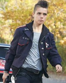 Paloma Kwiatkowski Riot Blue Jacket