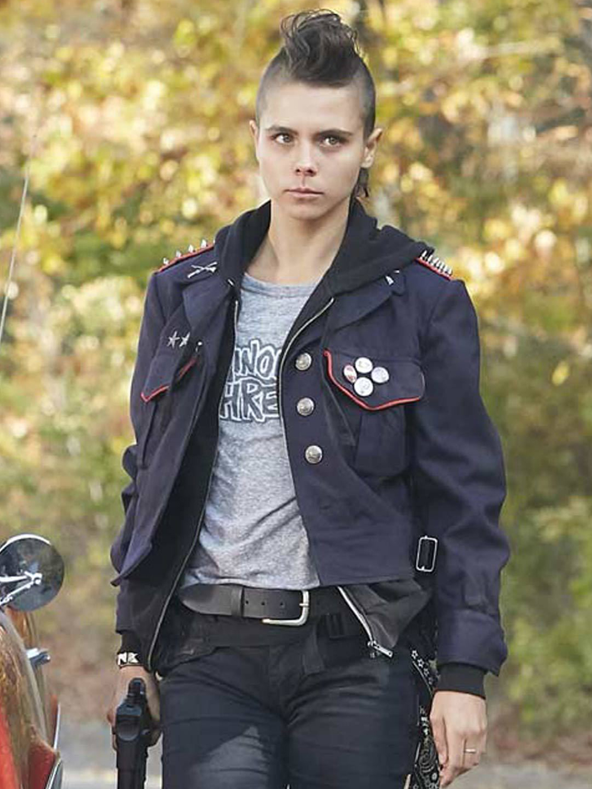 Paloma Kwiatkowski Riot Blue Jacket