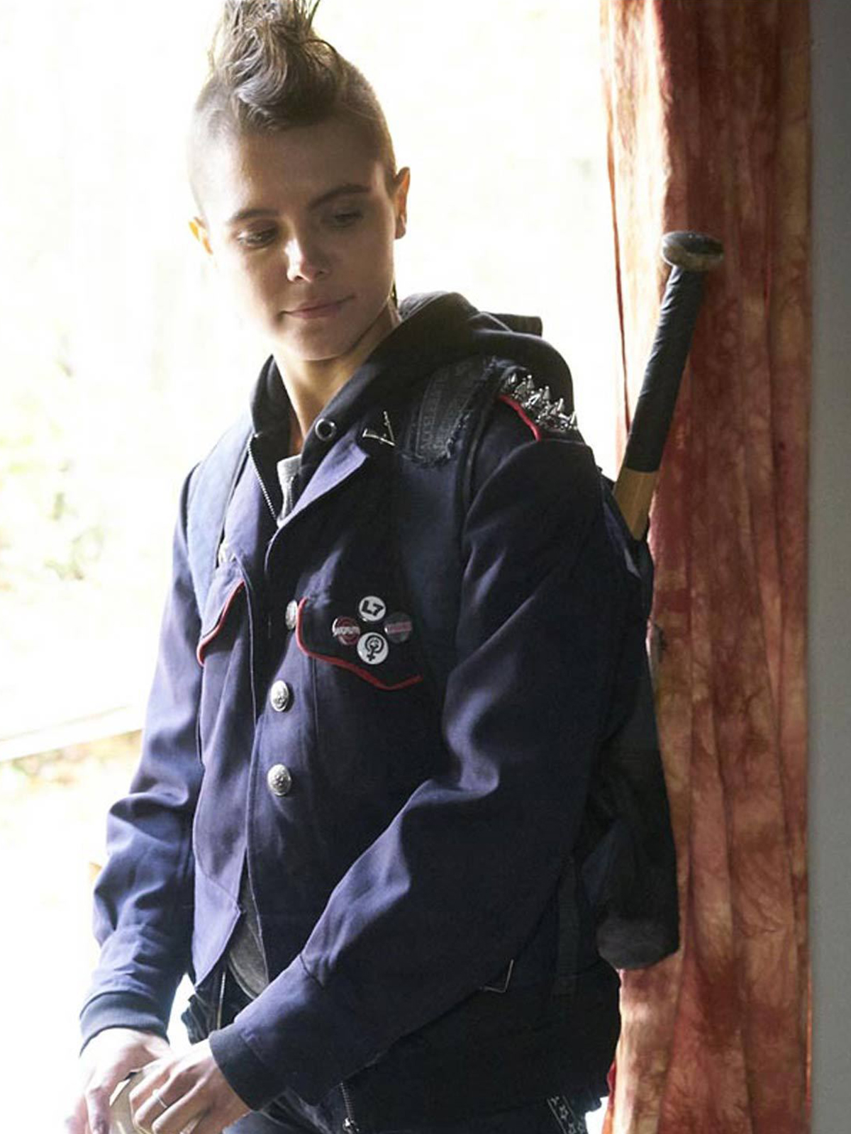 Paloma Kwiatkowski Riot Blue Jacket