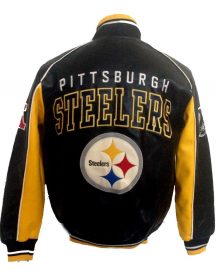 Pittsburgh NFL Steelers Leather Jacket