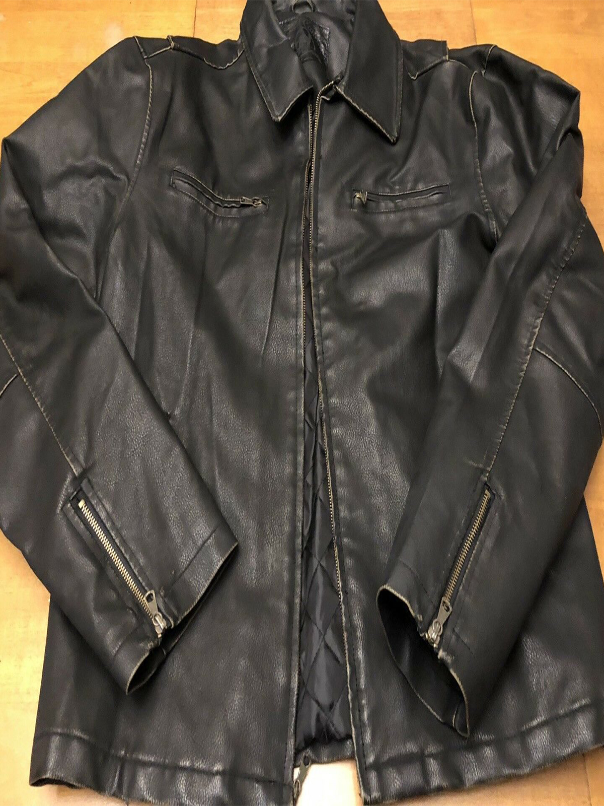 Red Camel Moto Leather Jacket