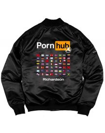 Richardson X Pornhub 2018 Flags Bomber Jacket