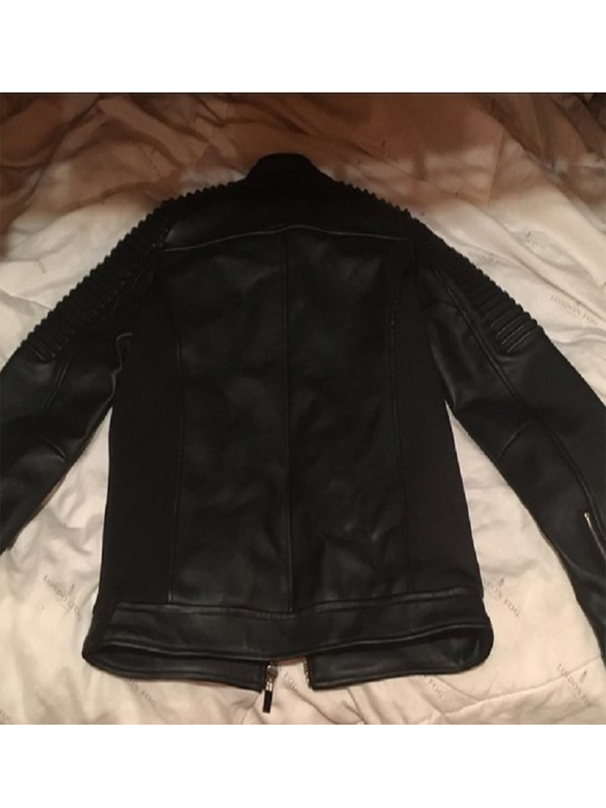Robert Phillipe Newzealand Black Leather Jacket