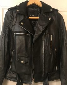 Sam Edelman Contrast Trim Moto Jacket