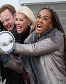 Sharknado 6 Vivica A Fox Shearling Leather Jacket