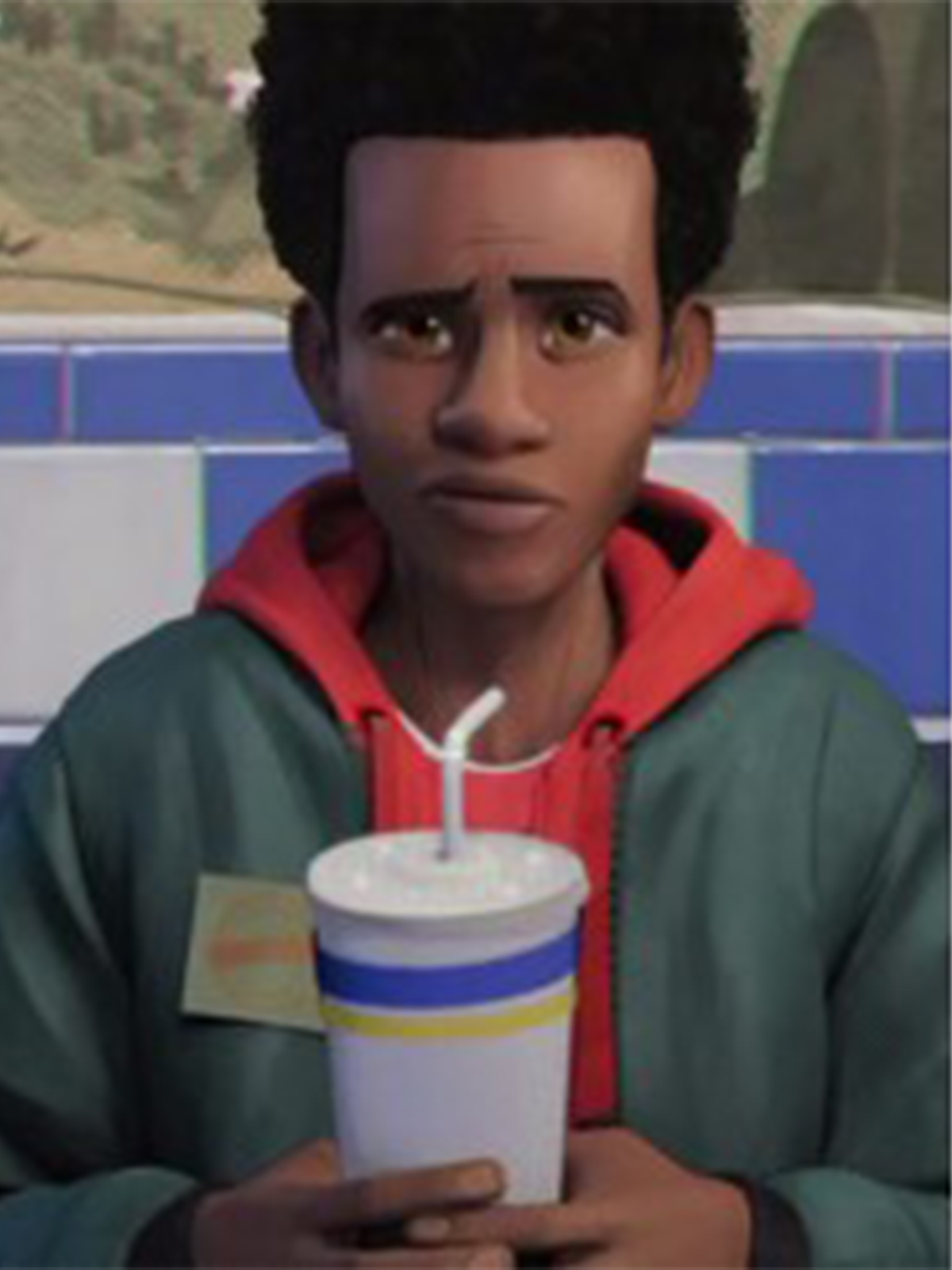 Spiderman Into The Spider Verse Miles Hoodie Jacket