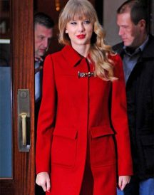 Taylor Swift Red Coat