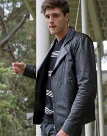 The Kissing Booth 2 Noah Flynn Leather Jacket