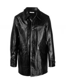The Legacy Trendproof Buta Black Leather Coat