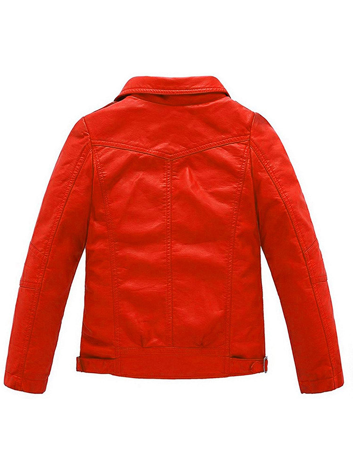 Trango Red Girls Kids Todller Leather Jacket
