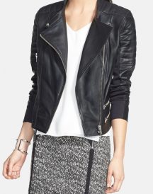 Trouvé Moto Black Leather Jacket