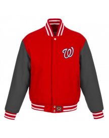 Washington Nationals Wool baseball Varsity Jacket