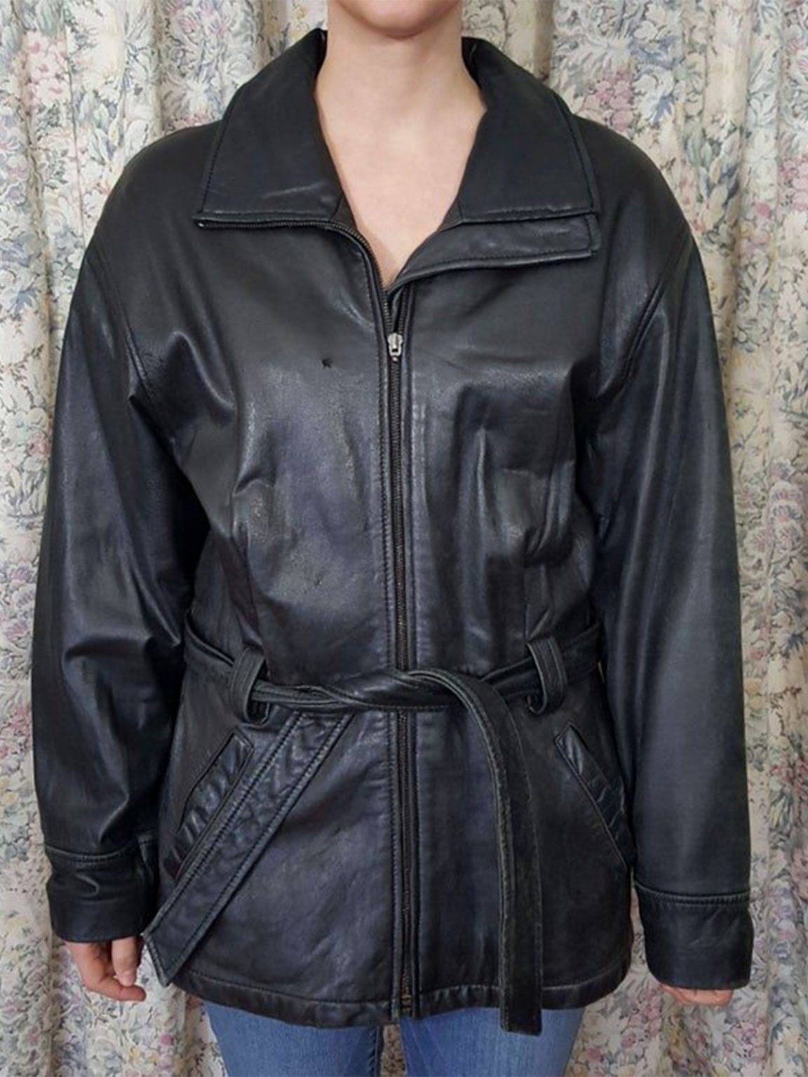 Women's JLC New York Leather Jacket - Stars Jackets