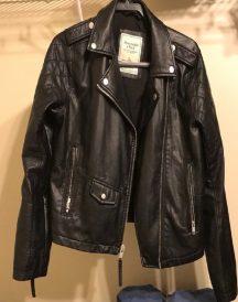 Women Abercrombie & Fitch Vegan Leather Jacket