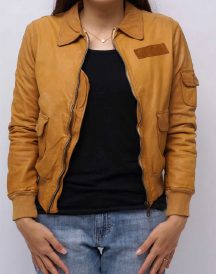 Women Sisii G-1 Leather Jacket