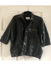 Womens MMD Black Leather Jacket