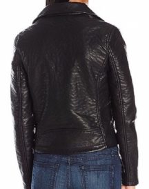 Womens Vigoss Black Faux Jacket