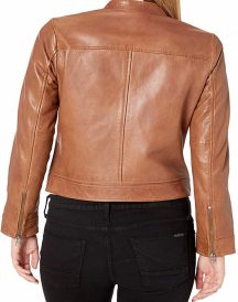 Women’s Lucky Branded Brown Jacket