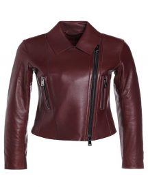 Women’s Red Remi Leather Jacket