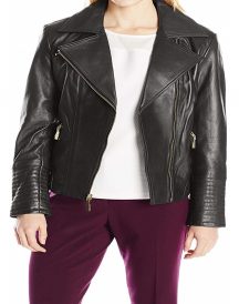 Women’s Vince Camuto Black Leather Jacket