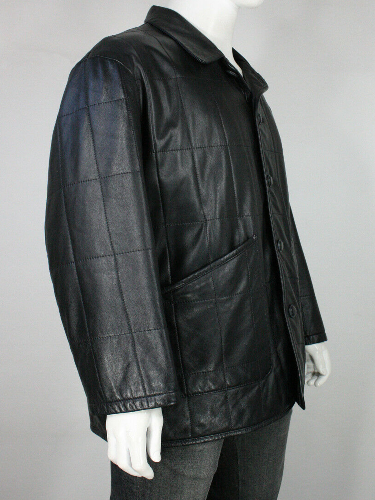 YSL Black Field Yves Saint Laurent Leather Jacket