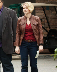 Alcatraz Sarah Stone Genuine Leather Casual Jacket For Women