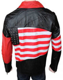 American Flag Mens Womens Leather Jacket American Flag Mens Womens Leather Jacket