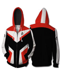Avengers Endgame Superheroes Quantum Costume Hoodie