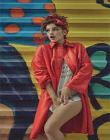 Barbara Palvin Numero Russia No.010 Red Womens Coat Barbara Palvin Numero Russia No.010 Red Womens Coat