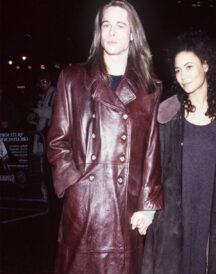 Brad Pitt Leather Coat