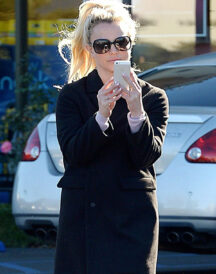 Britney Spears Black Coat