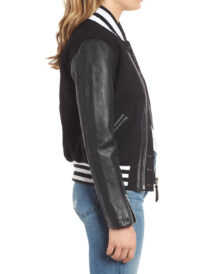 Catherine Thomas Moto Varsity Jacket Catherine Thomas Moto Varsity Jacket