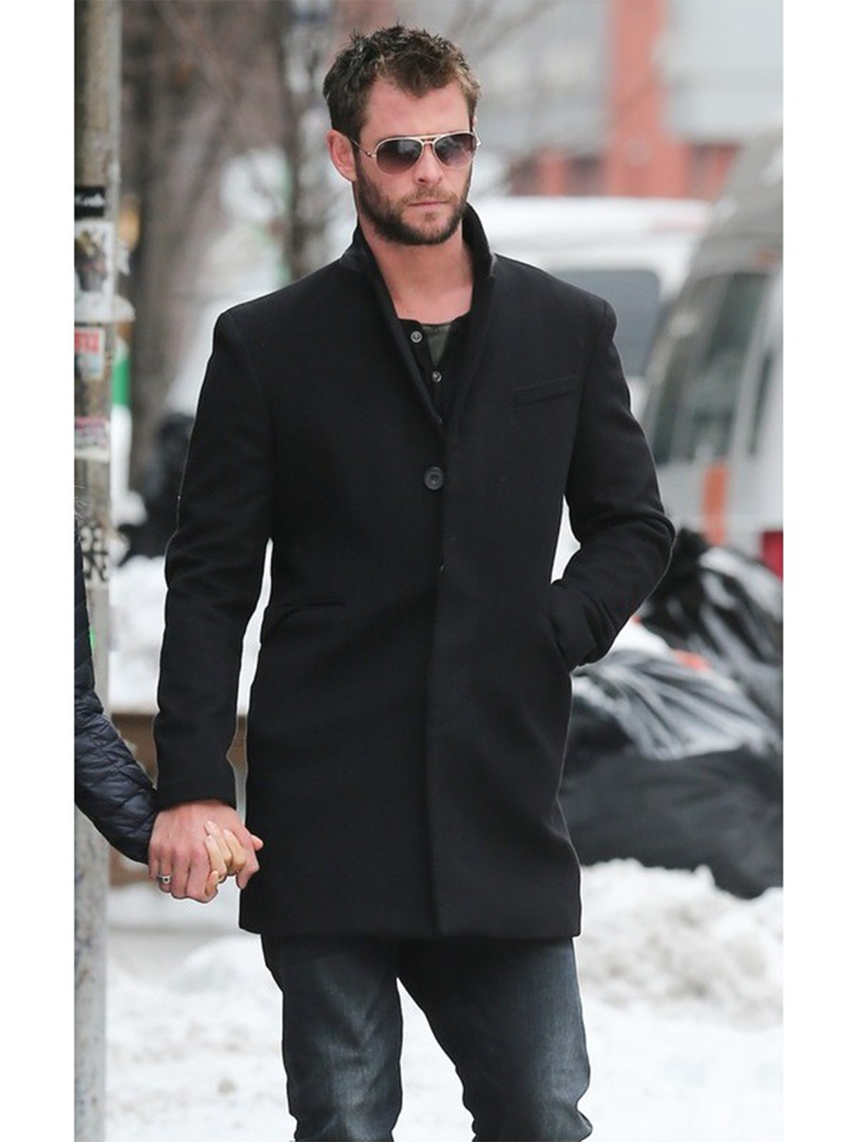 Chris Hemsworth Blend Coat