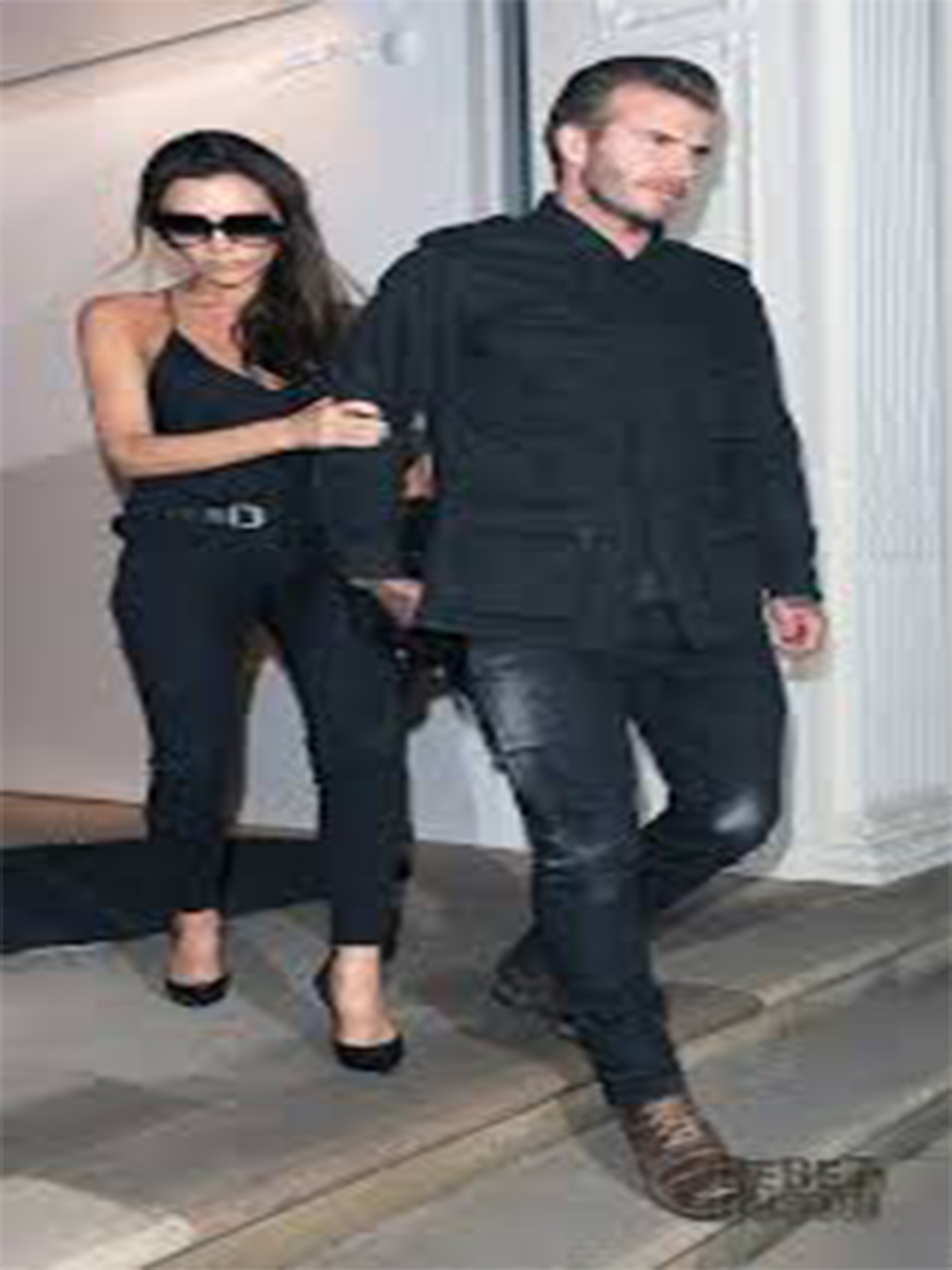 David Beckham Men’s Black Cotton Bomber Jacket