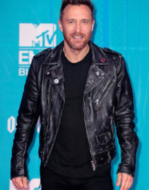 French DJ David Guetta Leather Jacket
