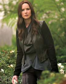 Jennifer Lawrence Hunger Games Mockingjay Leather Vest